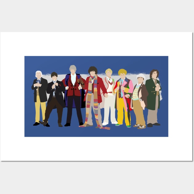 The Classic Doctors Wall Art by MrSaxon101